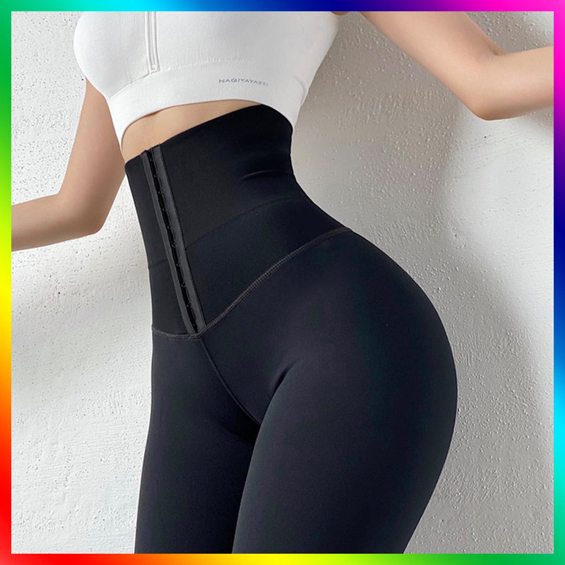 Women's New Yoga Pants Leggings Plus Velvet Padded Waist Waist And Hips