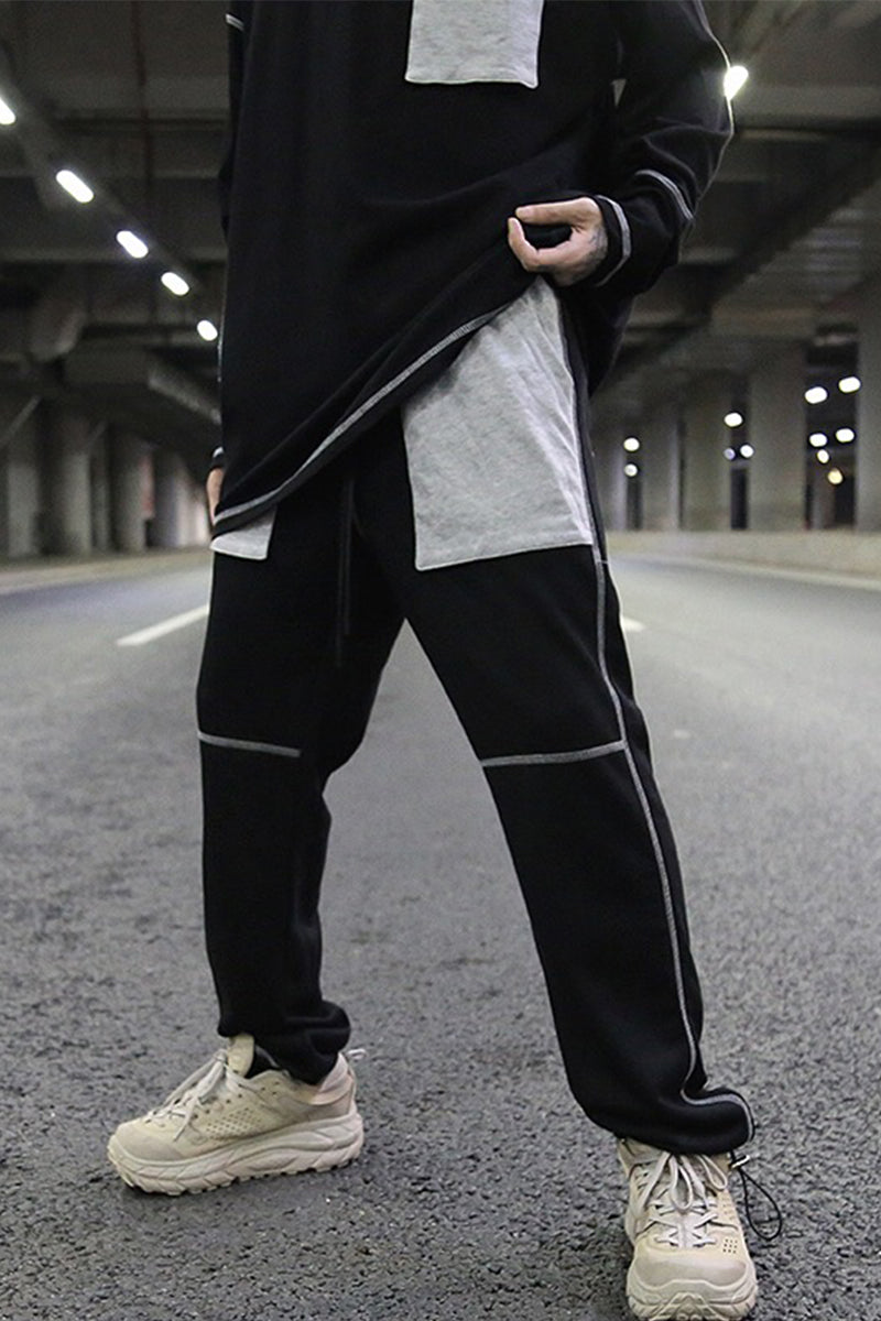 Loose beamed sweatpants