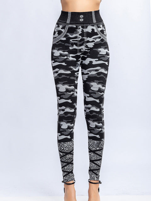 Plaid Printed Leggings