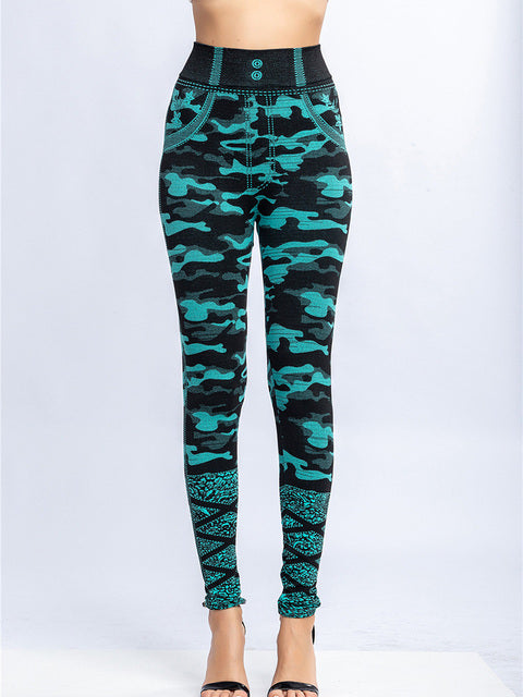 Plaid Printed Leggings