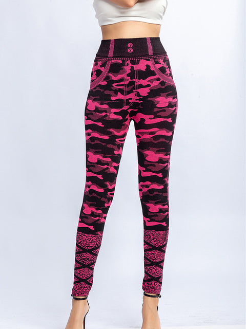 Plaid Printed Leggings