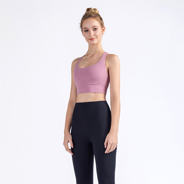 Nylon Breathable Women Yoga Top