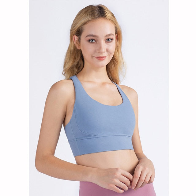 Vnazvnasi Nylon Women Sports Bra