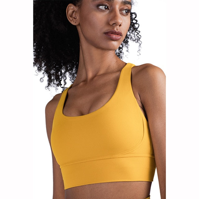 Vnazvnasi Nylon Women Sports Bra