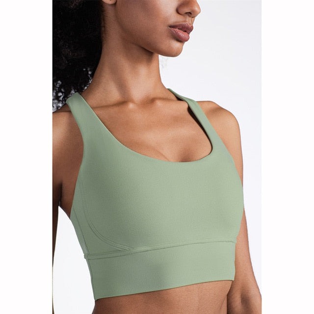 Nylon Breathable Women Yoga Top