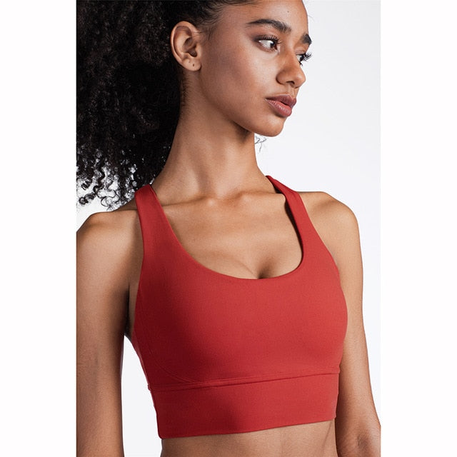 Vnazvnasi Nylon Women Sports Bra