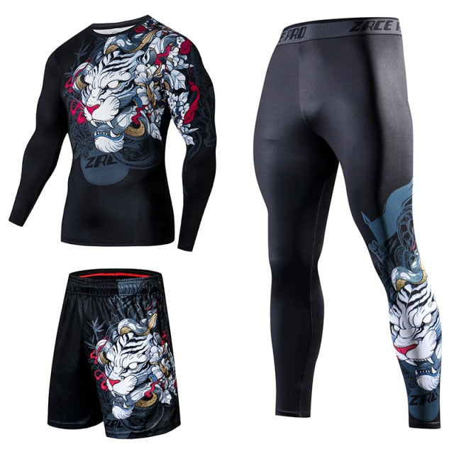 Men's Tracksuit Gym Fitness Compression