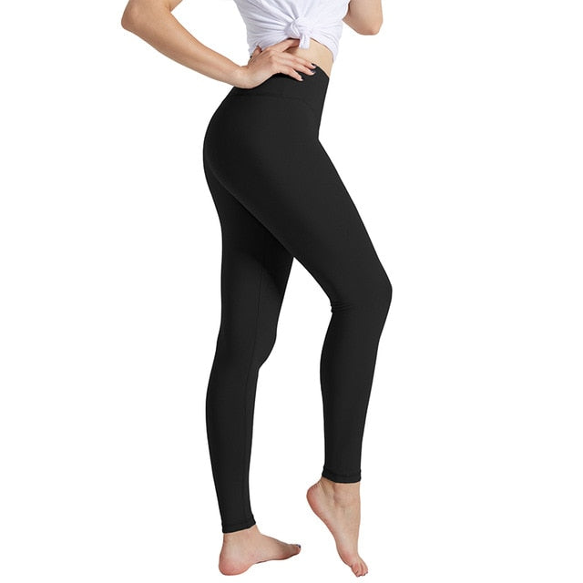 Black High Waist Push Up Leggings