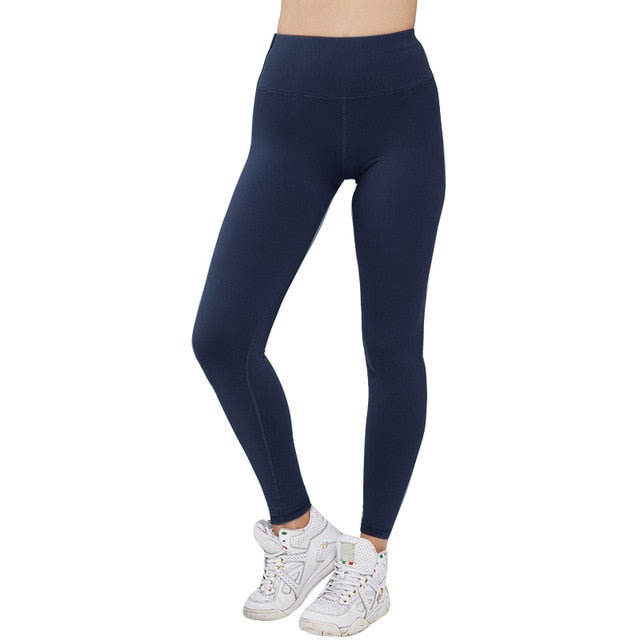 Black High Waist Push Up Leggings