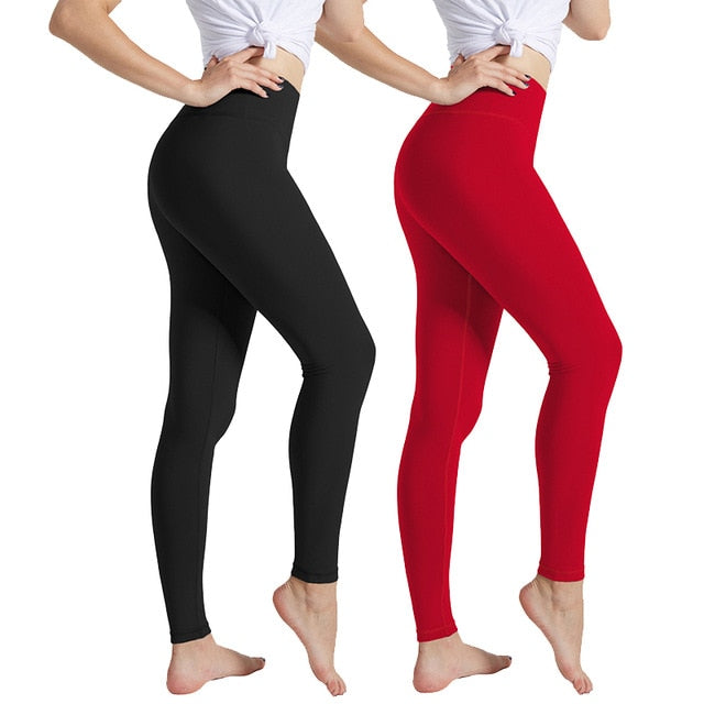 Black High Waist Push Up Leggings