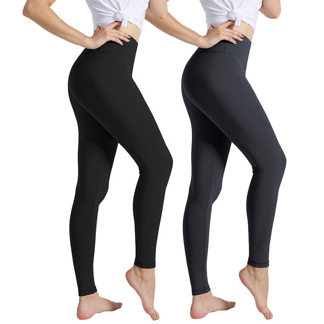 Black High Waist Push Up Leggings