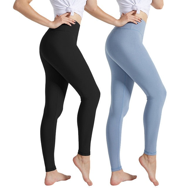 Black High Waist Push Up Leggings