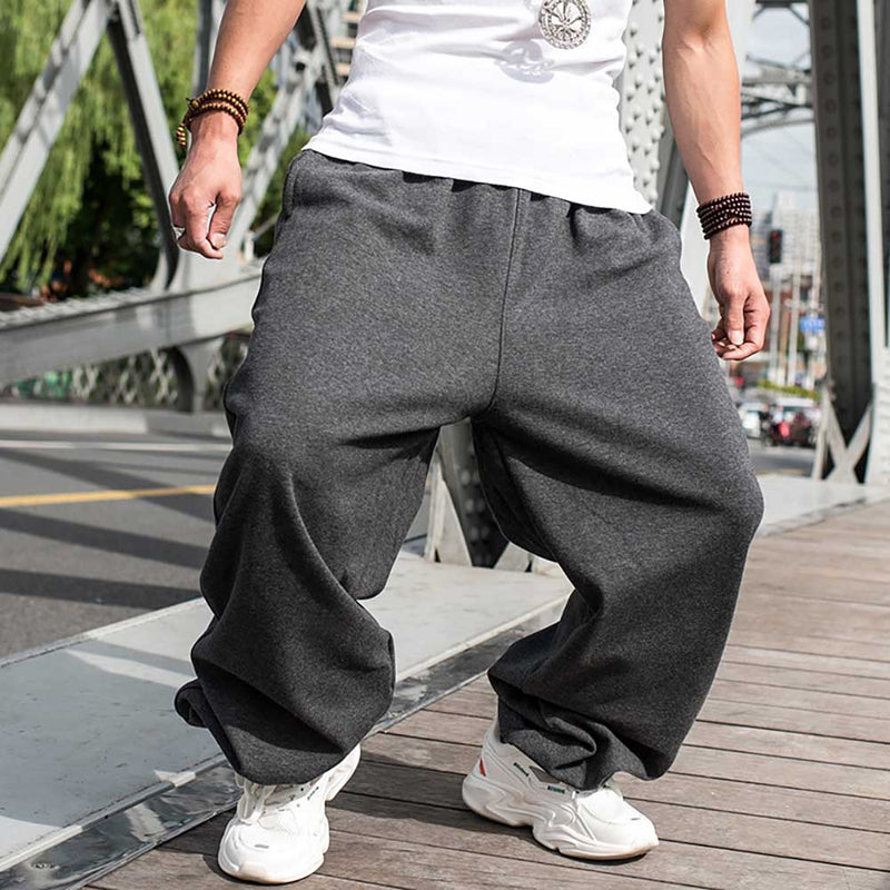 Warm Fleece Baggy Trousers