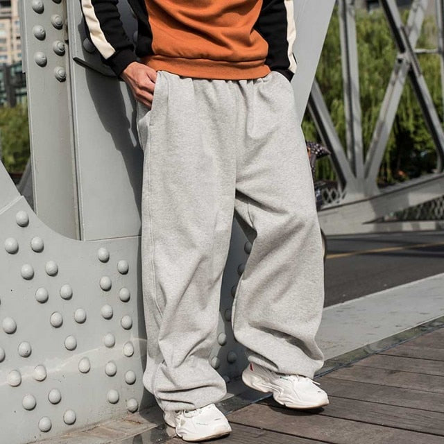 Warm Fleece Baggy Trousers