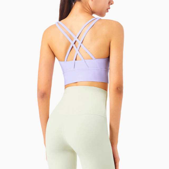 Nylon Breathable Women Yoga Top