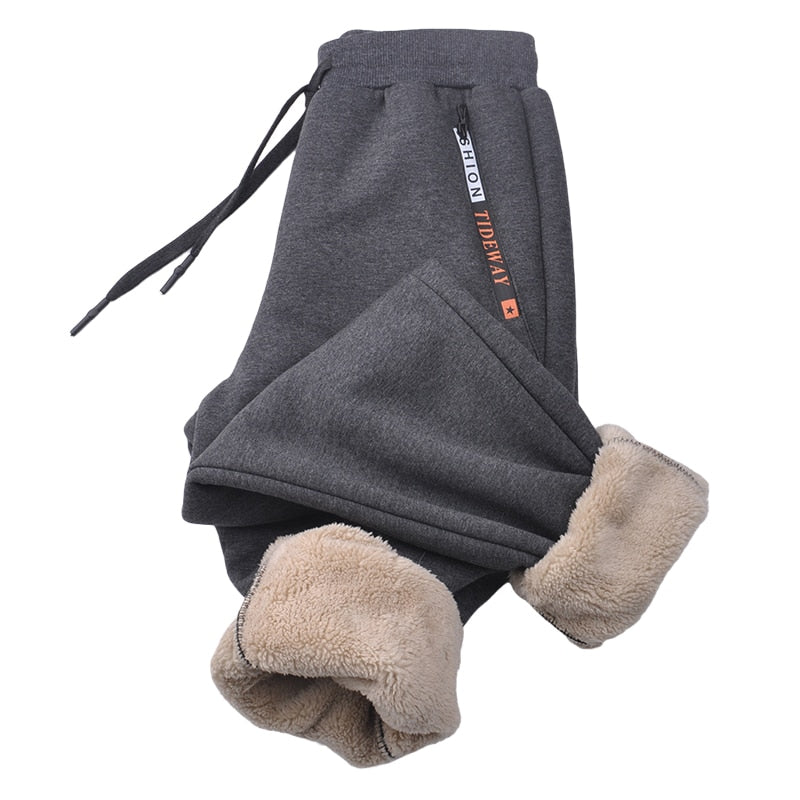 Winter Thick Warm Fleece Sweatpants