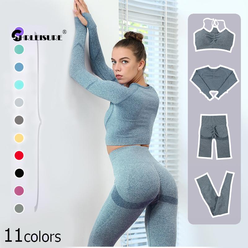 CHRLEISURE 2/3/4PCS Sports Suits