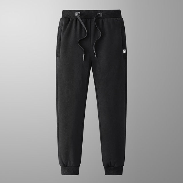 Thick Warm Fleece Sweatpants Men