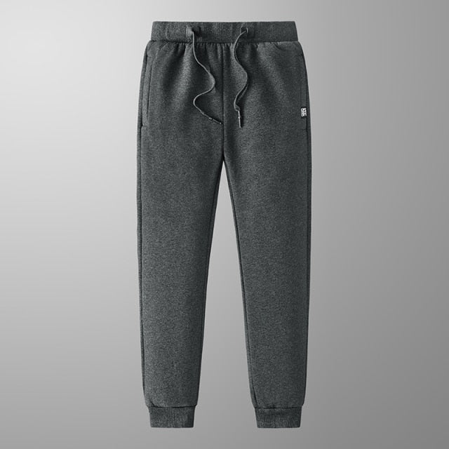 Thick Warm Fleece Sweatpants Men