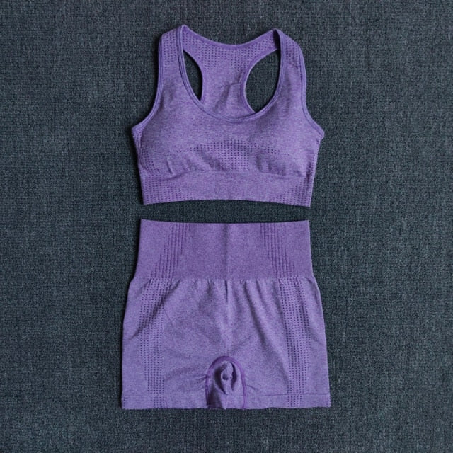 2/3/5PCS Seamless Women Yoga Set