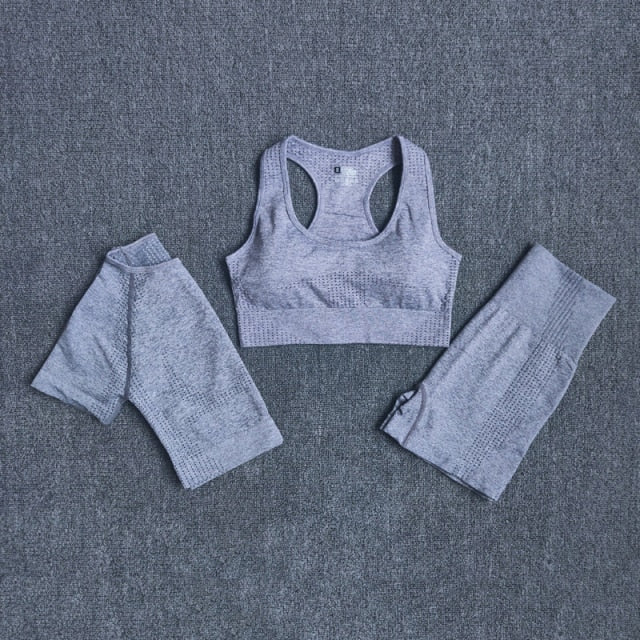 2/3/5PCS Seamless Women Yoga Set