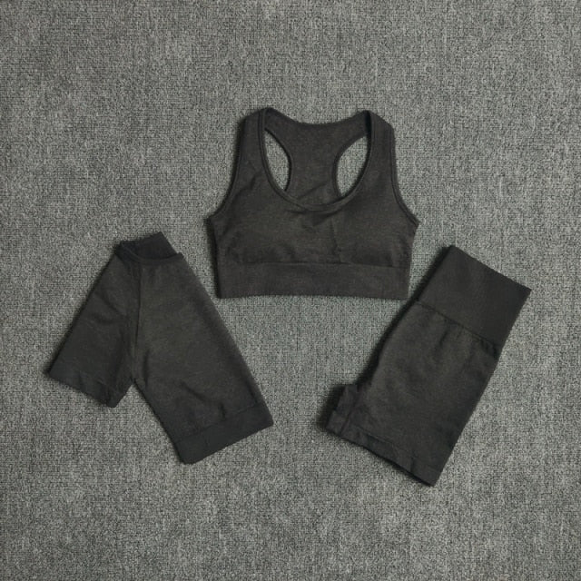 2/3/5PCS Seamless Women Yoga Set