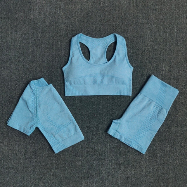 2/3/5PCS Seamless Women Yoga Set