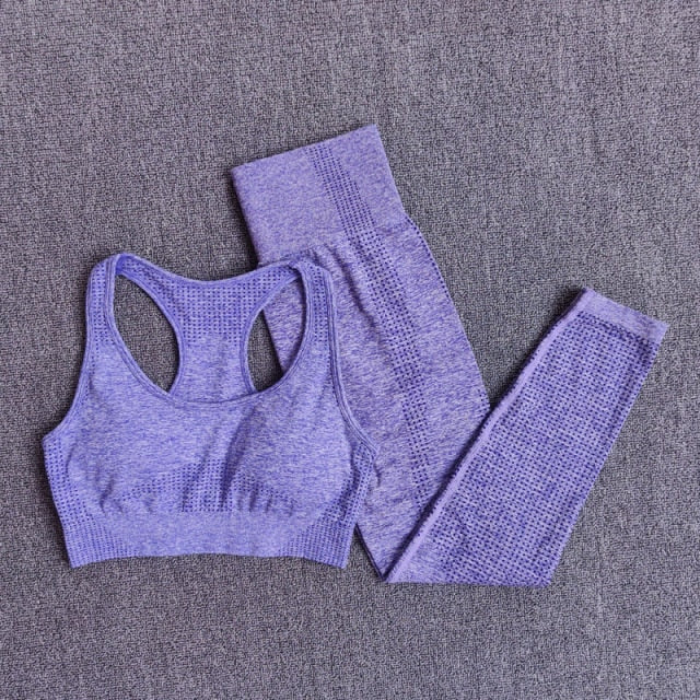 2/3/5PCS Seamless Women Yoga Set