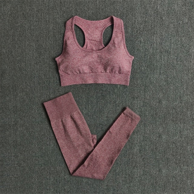 2/3/5PCS Seamless Women Yoga Set