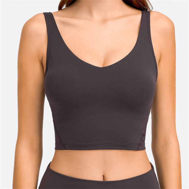 Shelf Built In Bra Workout Top