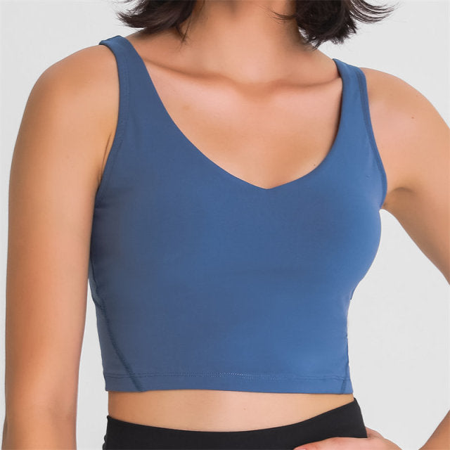 Shelf Built In Bra Workout Top