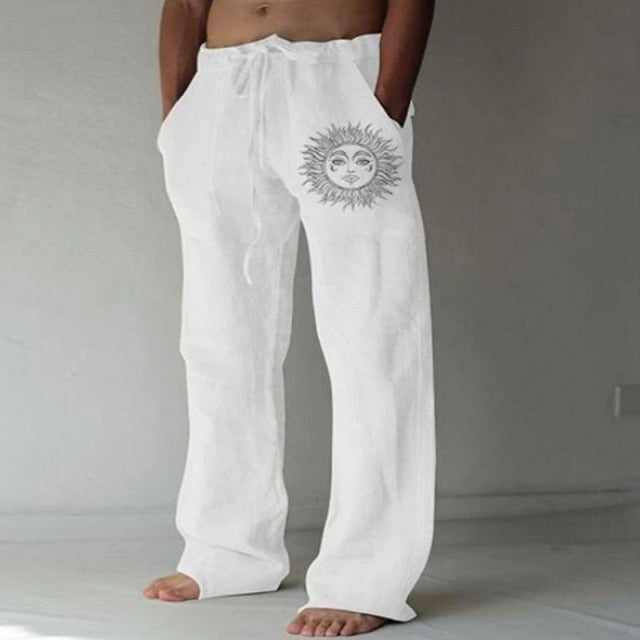 Full Length Pants Pocket Drawstring