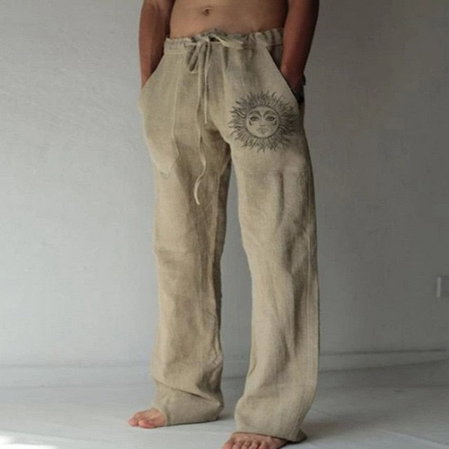 Full Length Pants Pocket Drawstring