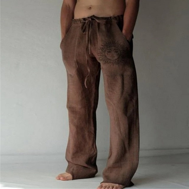 Full Length Pants Pocket Drawstring