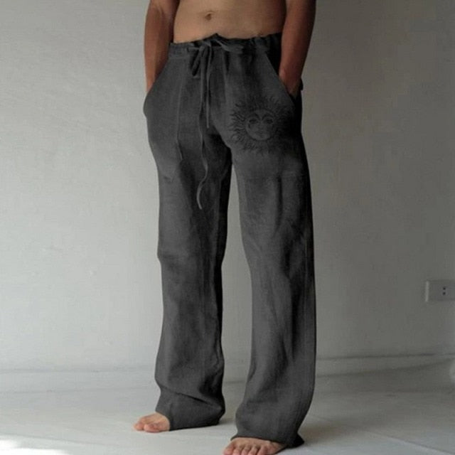 Full Length Pants Pocket Drawstring