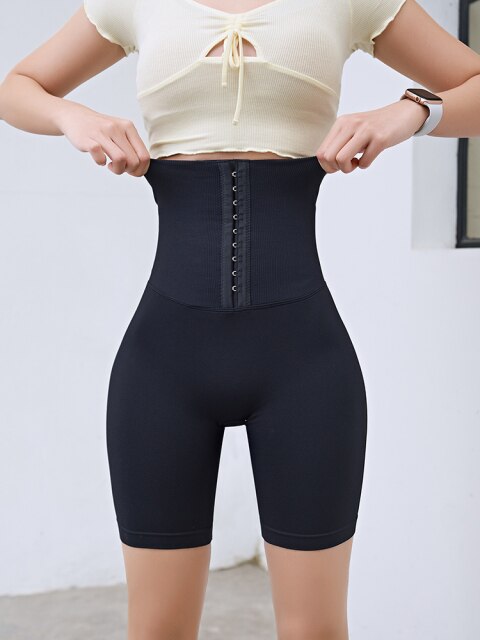 Corset Push Hip Yoga Pants Stretchy 