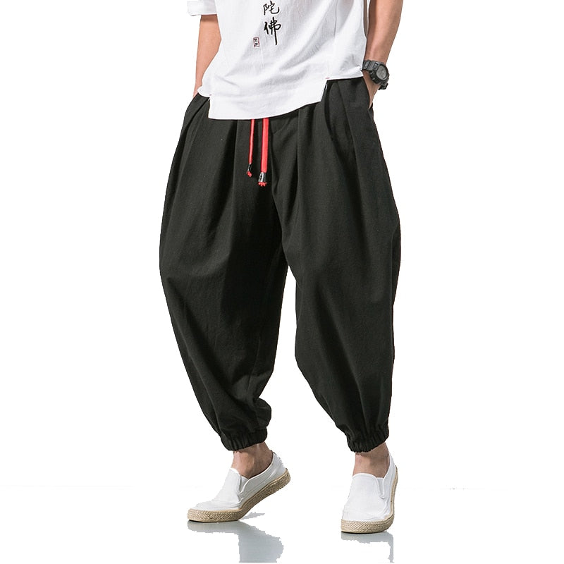 Chinese Style Casual Loose Sweatpants