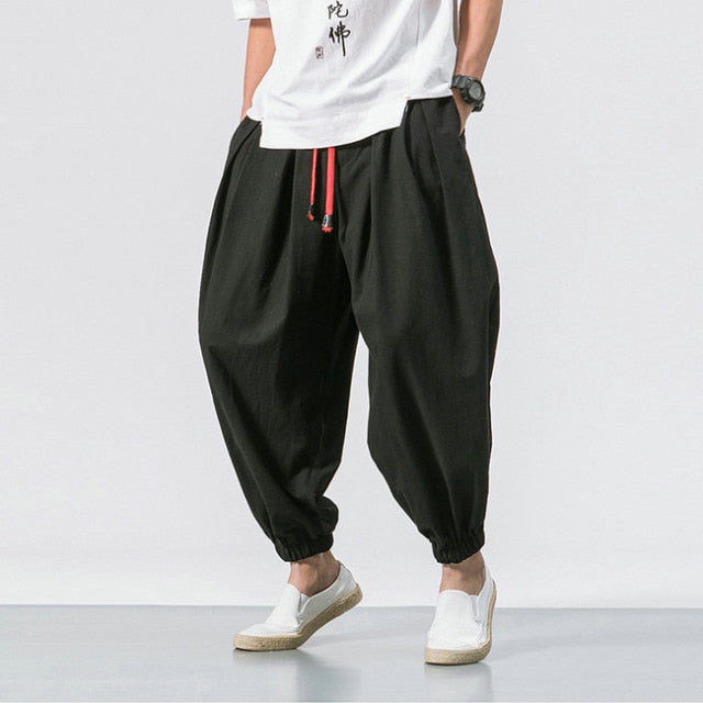 Chinese Style Casual Loose Sweatpants