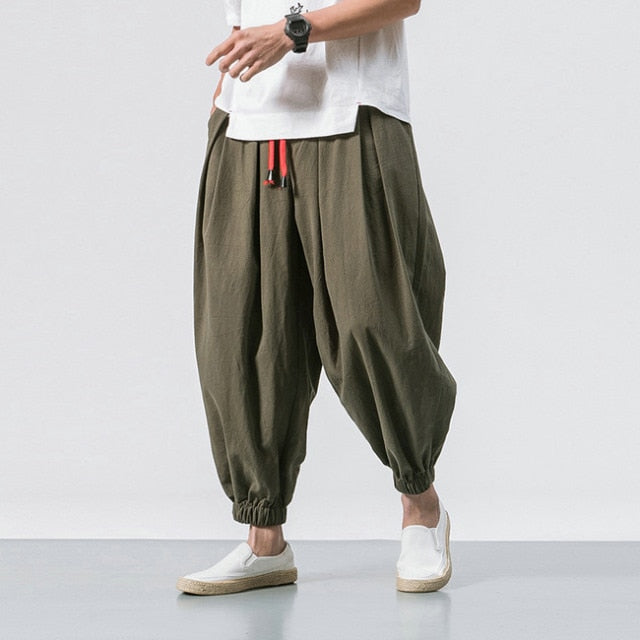 Chinese Style Casual Loose Sweatpants