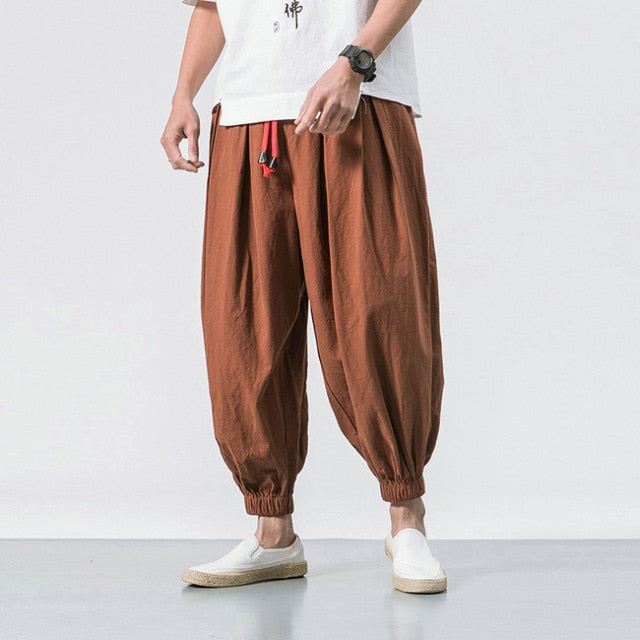 Chinese Style Casual Loose Sweatpants