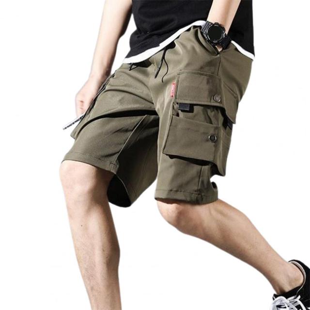 Breathable Multi-pockets Knee Length Shorts