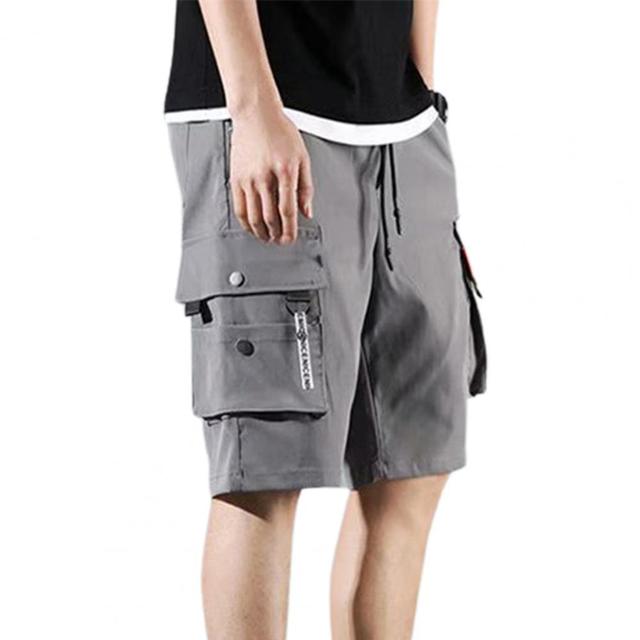 Breathable Multi-pockets Knee Length Shorts