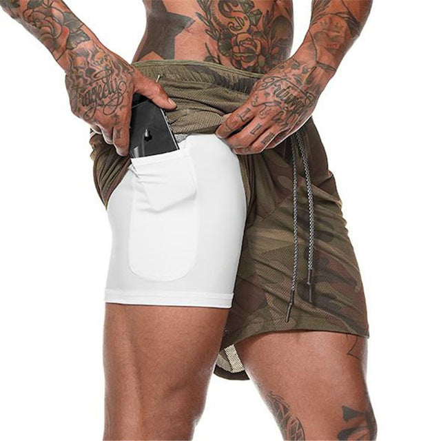 Camo Running Shorts