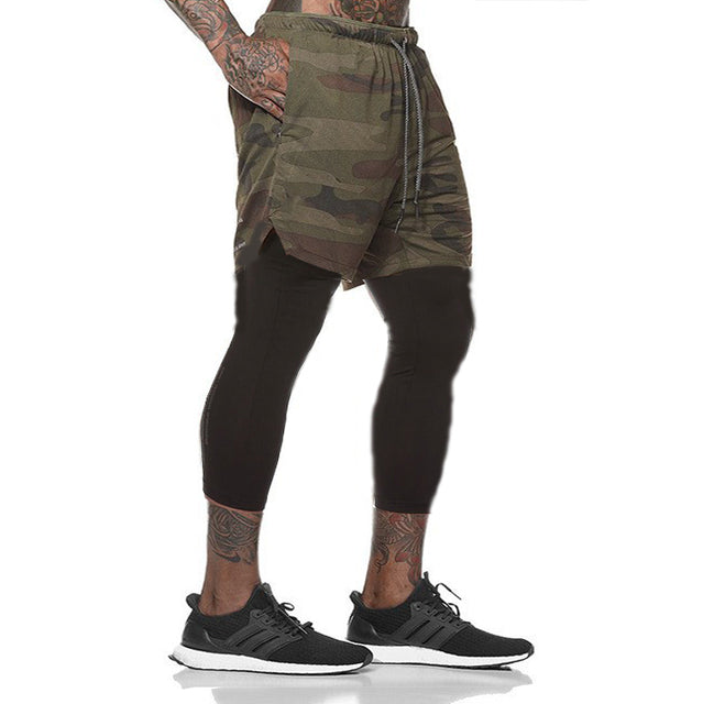 Camo Running Shorts